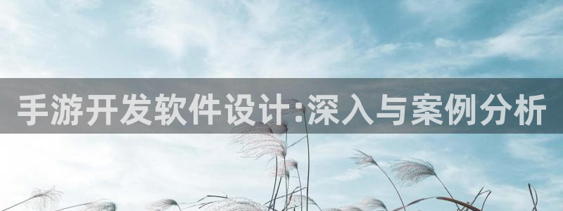 长运娱乐官网ios下载：手游开发软件设计:深入与案例分析