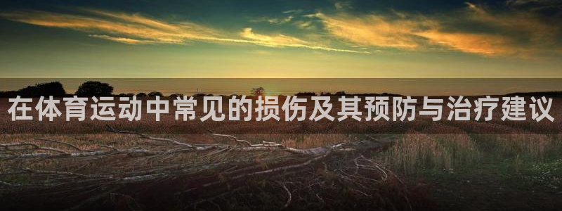 k1体育 十年品牌：在体育运动中常见的损伤及其预防与治疗建议